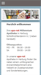 Mobile Screenshot of millennium-apotheke.net